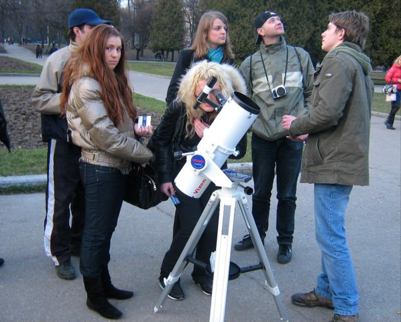 Наблюдения в телескопа марки Vixen
