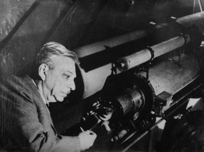 Н.П. БАрабашов у телескопа