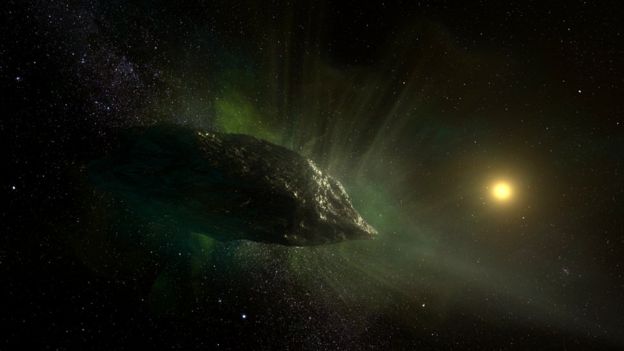 Комета Борисова, рисунок