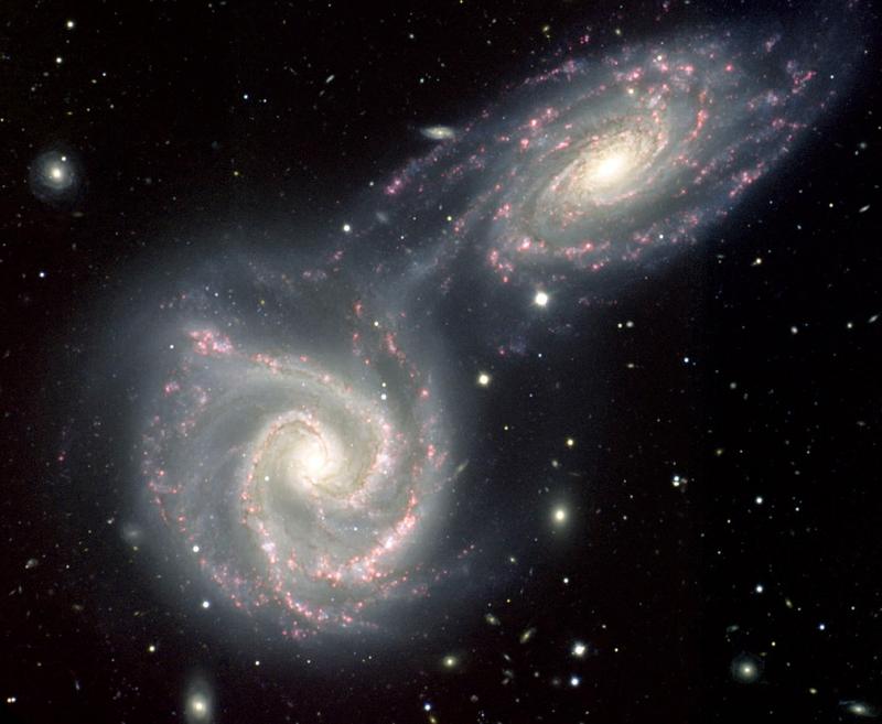 Спіральні галактики, що зіштовхуються NGC 5426 і NGC 5427